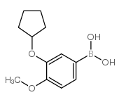 3-环戊氧基-4-甲氧基苯硼酸结构式