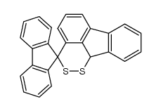 spiro[9H-fluorene-9,3'(10'bH)-fluoreno[9,1-cd][1,2]dithiin]结构式