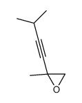 2-methyl-2-(3-methylbut-1-ynyl)oxirane Structure