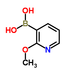 2-甲氧基吡啶基-3-硼酸结构式
