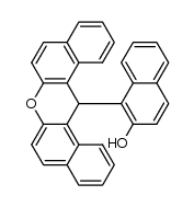 14-(2-hydroxynaphthyl)-14H-dibenzo[a,j]xanthene Structure