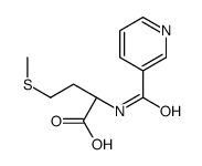 N-(PYRIDIN-3-YLCARBONYL)METHIONINE结构式