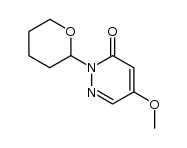 5-methoxy-2-(tetrahydro-2H-pyran-2-yl)-3(2H)-pyridazinone Structure