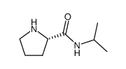 2-Pyrrolidinecarboxamide,N-(1-methylethyl)-,(2S)-(9CI) Structure