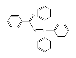 Benzamide,N-(triphenylphosphoranylidene)-结构式