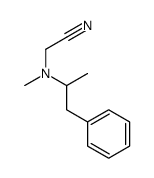 2-[methyl(1-phenylpropan-2-yl)amino]acetonitrile结构式