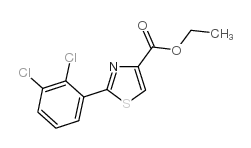 2-(2,3-二氯苯基)-1,3-噻唑-4-羧酸乙酯结构式