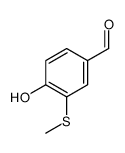 4-hydroxy-3-methylsulfanylbenzaldehyde Structure