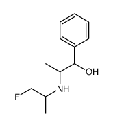 Benzenemethanol, alpha-(1-((2-fluoro-1-methylethyl)amino)ethyl)- structure