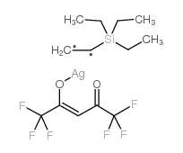 Vinyltriethylsilane(hexafluoroacetylacetonate)silver(I) Structure