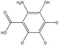 3-Hydroxyanthranilic Acid-d3 Structure