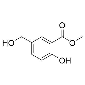 2-羟基-5-(羟甲基)苯甲酸甲酯结构式