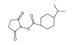 N-羟基琥珀酰亚胺基-反式-4-异丙基环己烷羧酸酯结构式