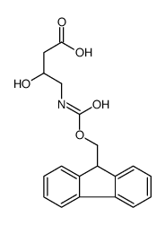 FMOC-4-AMINO-3-HYDROXYBUTANOIC ACID structure