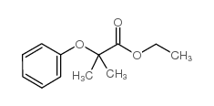 Ethyl 2-methyl-2-phenoxypropanoate结构式