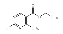 4-甲基-2-氯嘧啶-5-羧酸乙酯结构式