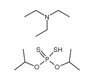 triethylammonium O,O-diisopropyl dithiophosphate Structure