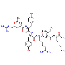 Ac-RYYRIK-NH2 TFA structure
