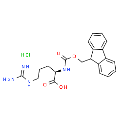 Fmoc-D-Arg-OH.HCl structure