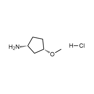 (1R,3S)-3-甲氧基环戊烷-1-胺盐酸盐结构式