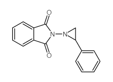 1H-Isoindole-1,3(2H)-dione,2-(2-phenyl-1-aziridinyl)-结构式