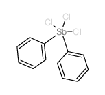 Antimony,trichlorodiphenyl- Structure