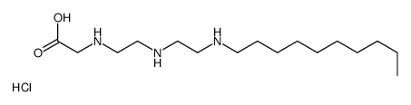 2-[2-[2-(decylamino)ethylamino]ethylamino]acetic acid,hydrochloride Structure
