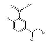 2-bromo-1-(4-chloro-3-nitrophenyl)ethanone Structure