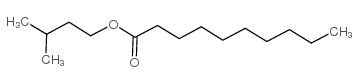 isoamyl decanoate Structure