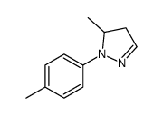 3-methyl-2-(4-methylphenyl)-3,4-dihydropyrazole Structure