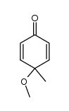 4-methoxy-4-methyl-2,5-cyclohexadien-1-one Structure