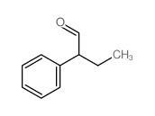 Benzeneacetaldehyde, a-ethyl- Structure