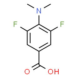 4-(Dimethylamino)-3,5-difluorobenzoic acid Structure