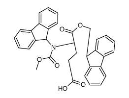(R)-5-((9H-芴-9-基)甲氧基)-4-(((9H-芴-9-基)甲氧基)羰基)氨基)-5-氧代戊酸图片