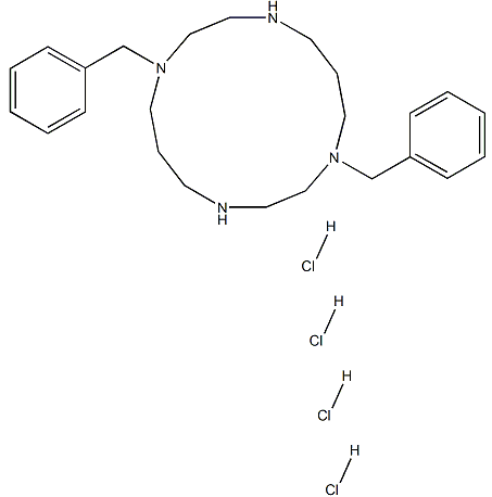1,8-dibenzyl-1,4,8,11-tetraazacyclotetradecane tetrahydrochloride picture