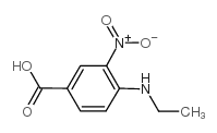 4-(Ethylamino)-3-nitrobenzoic acid Structure