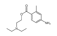 2-(diethylamino)ethyl 4-amino-2-methylbenzoate Structure