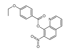 7-Nitro-8-quinolinyl=p-ethoxybenzoate Structure