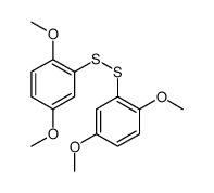 2-[(2,5-dimethoxyphenyl)disulfanyl]-1,4-dimethoxybenzene Structure