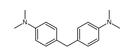 双(4-(N,N-二甲基氨基)苯基)甲烷结构式