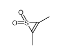 2,3-dimethylthiirene 1,1-dioxide Structure