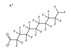 potassium 2,2,3,3,4,4,5,5,6,6,7,7,8,8,9,9,10,10,11,11-icosafluoroundecanoate Structure