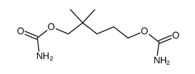 2,2-DIMETHYLPENTANE-1,5-DIYL DICARBAMATE Structure