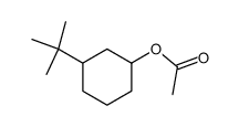 3-tert-butyl cyclohexyl acetate结构式