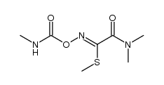 2-(dimethylamino)-N-[[(methylamino)carbonyl]oxy]-2-oxoethanimidothioic acid,methyl ester Structure