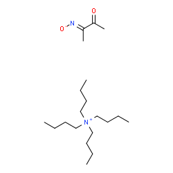 (3Z)-3-oxidoiminobutan-2-one, tetrabutylazanium结构式