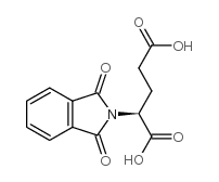 N-邻苯二甲酰-L-谷氨酸结构式