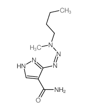(3Z)-3-[(butyl-methyl-amino)hydrazinylidene]pyrazole-4-carboxamide结构式