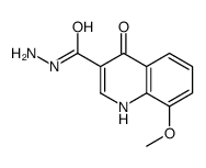 4-Hydroxy-8-methoxy-3-quinolinecarbohydrazide Structure