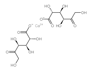 D-xylo-5-Hexulosonicacid, calcium salt (2:1) structure